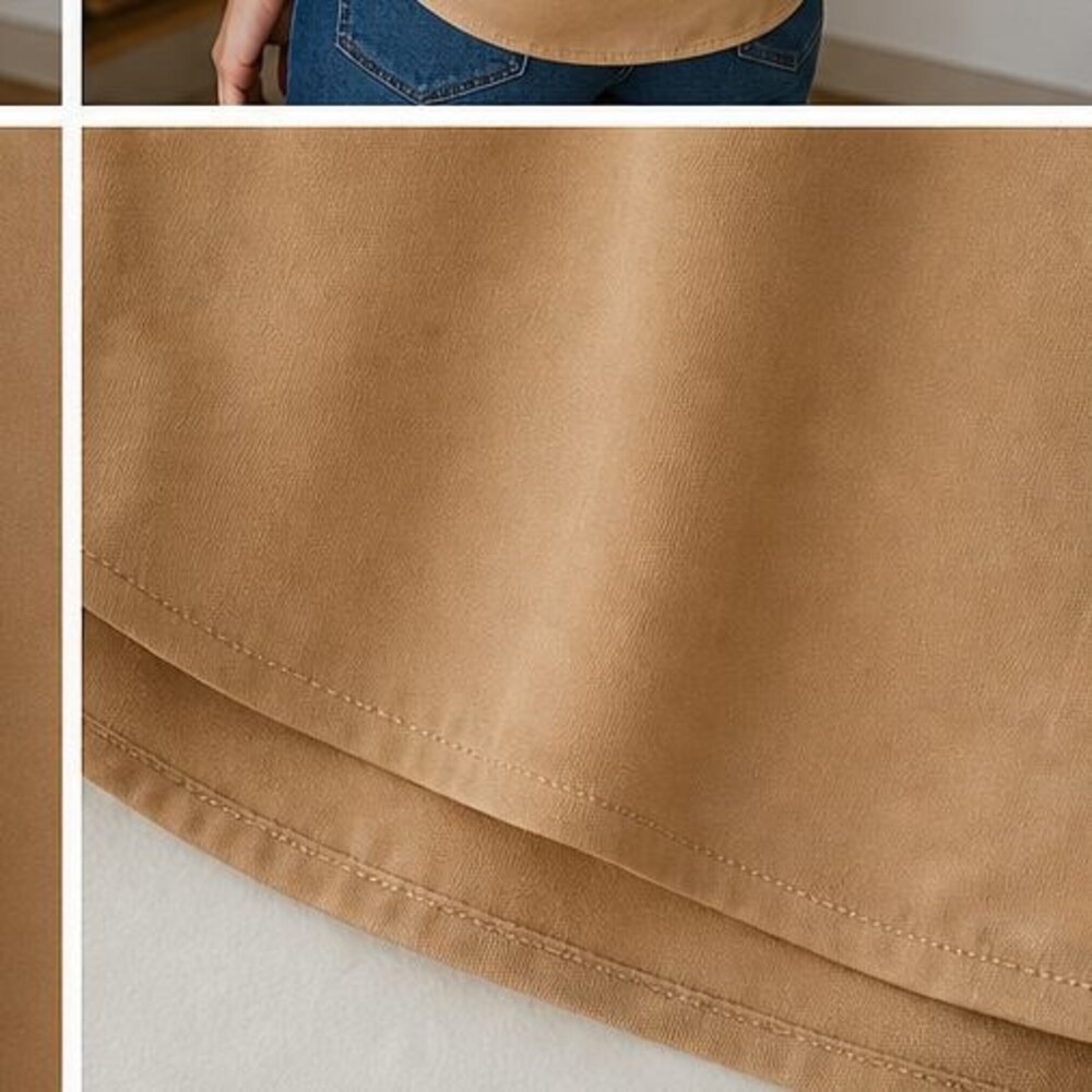 Camel Smocked Top - Picture 6 of 6